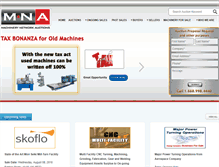 Tablet Screenshot of machinerynetworkauctions.com